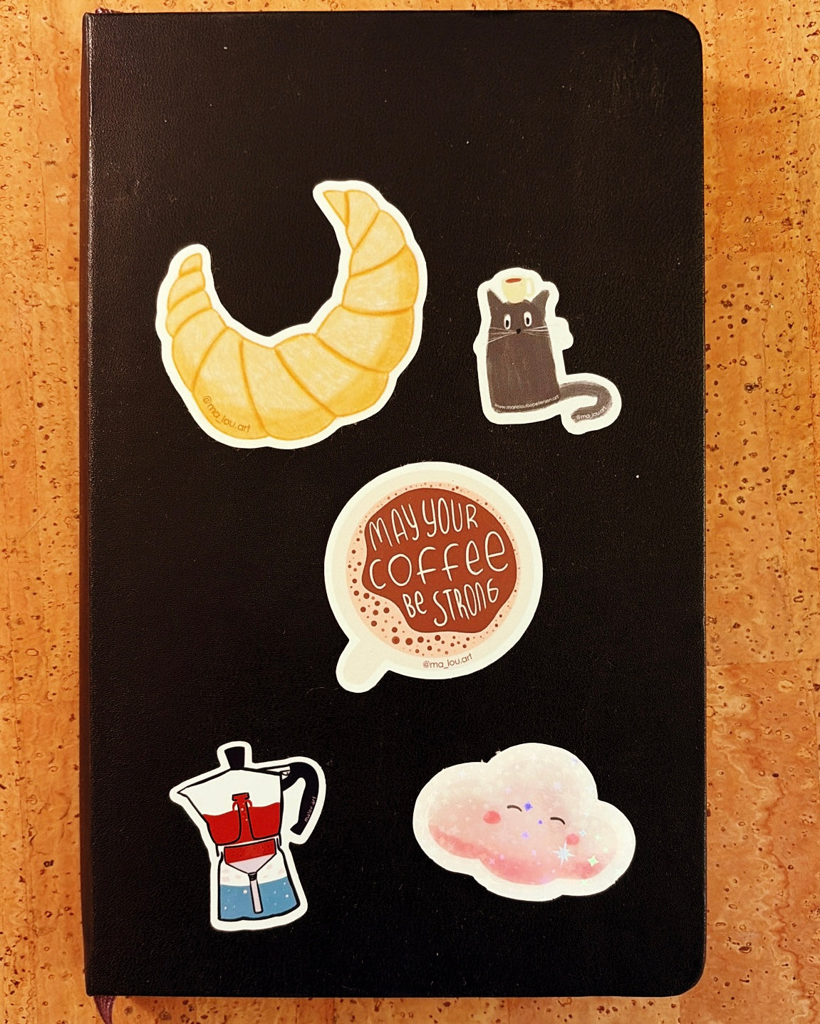 Glitzer Sticker Wolke mit Sternen – Holografisch Funkelnd – Wasserfest – Süßer Aufkleber für Laptop & Journal – Kawaii Cloud Sticker Sparkle