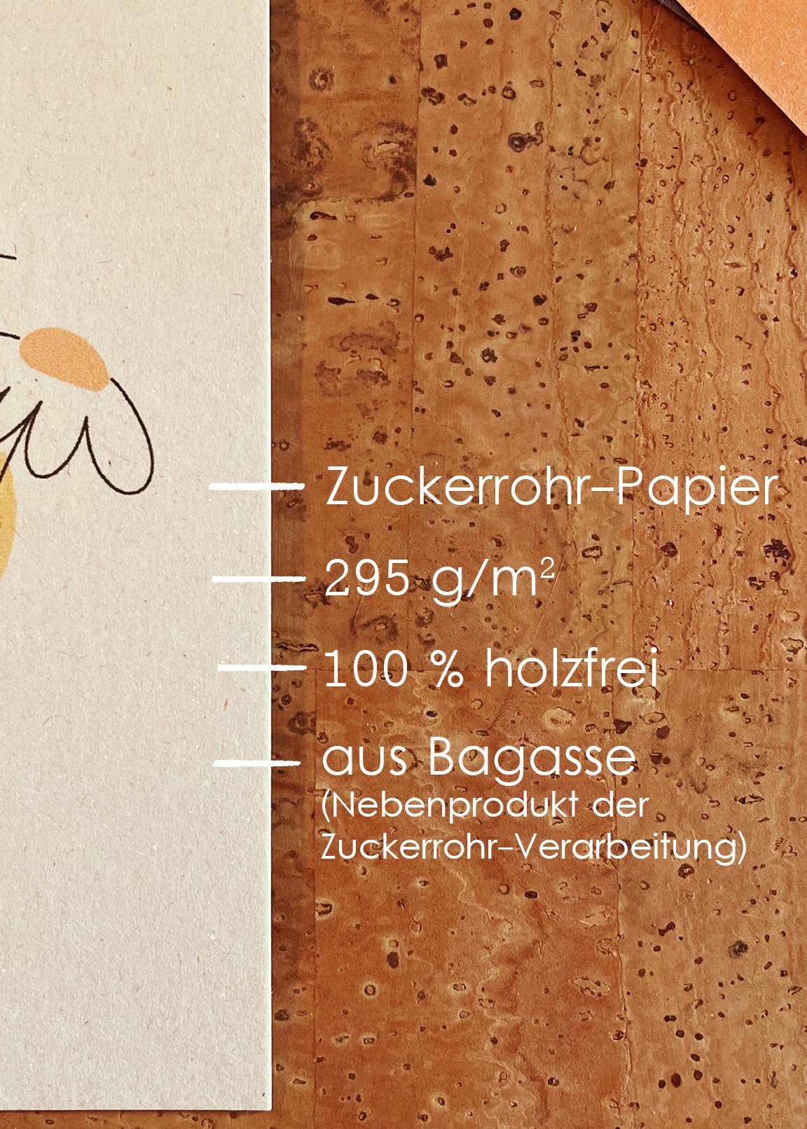 Postkarte Flowers & Bee auf nachhaltigem Papier – Süße Grußkarte für jeden Anlass – Botanische Illustration – Geschenk für Naturfreunde – A6