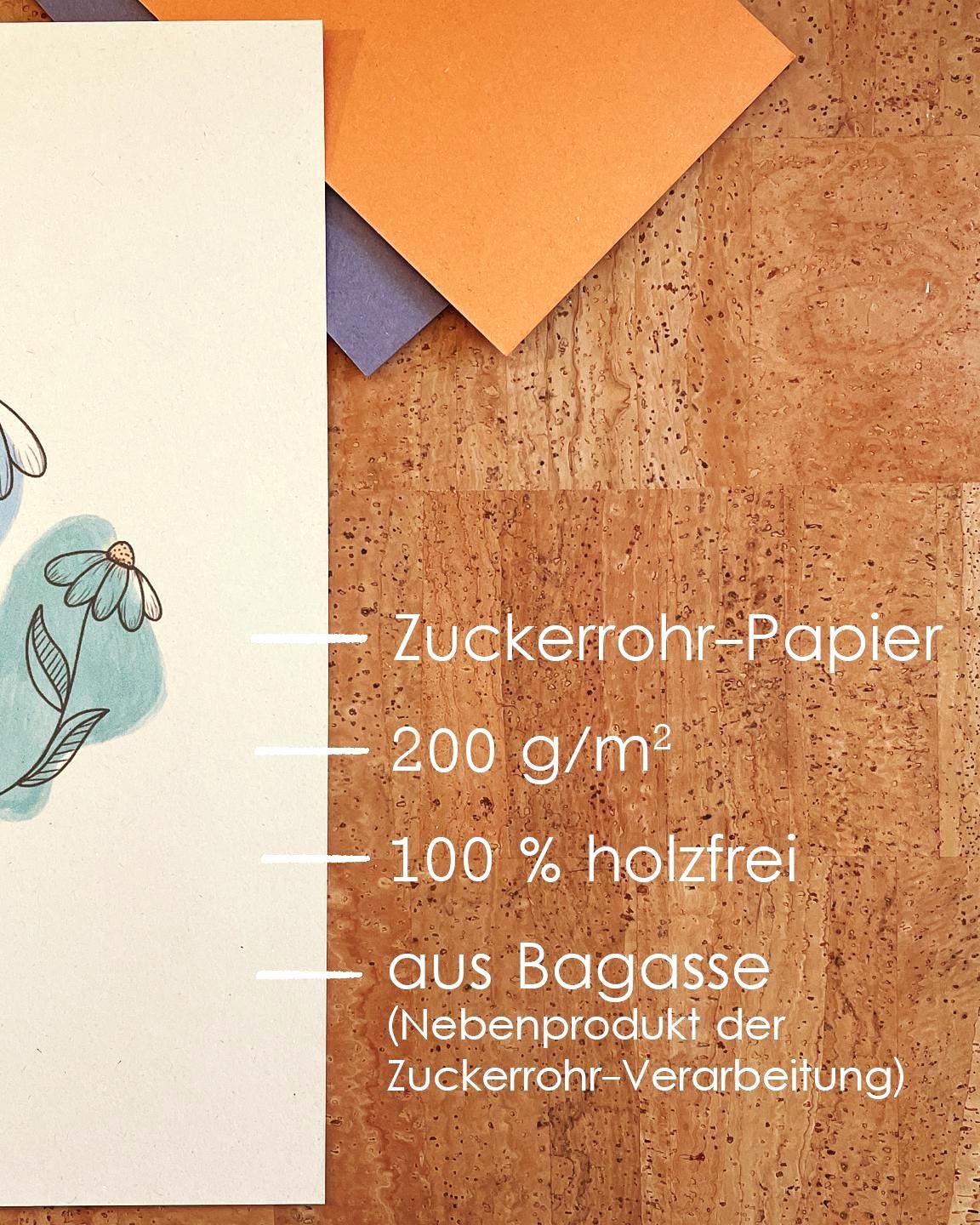 Botanischer Kunstdruck A4/A5 - Abstrakte Blüten Line Art nachhaltig - Moderne Pflanzen Wandbild - Organic Shapes Poster