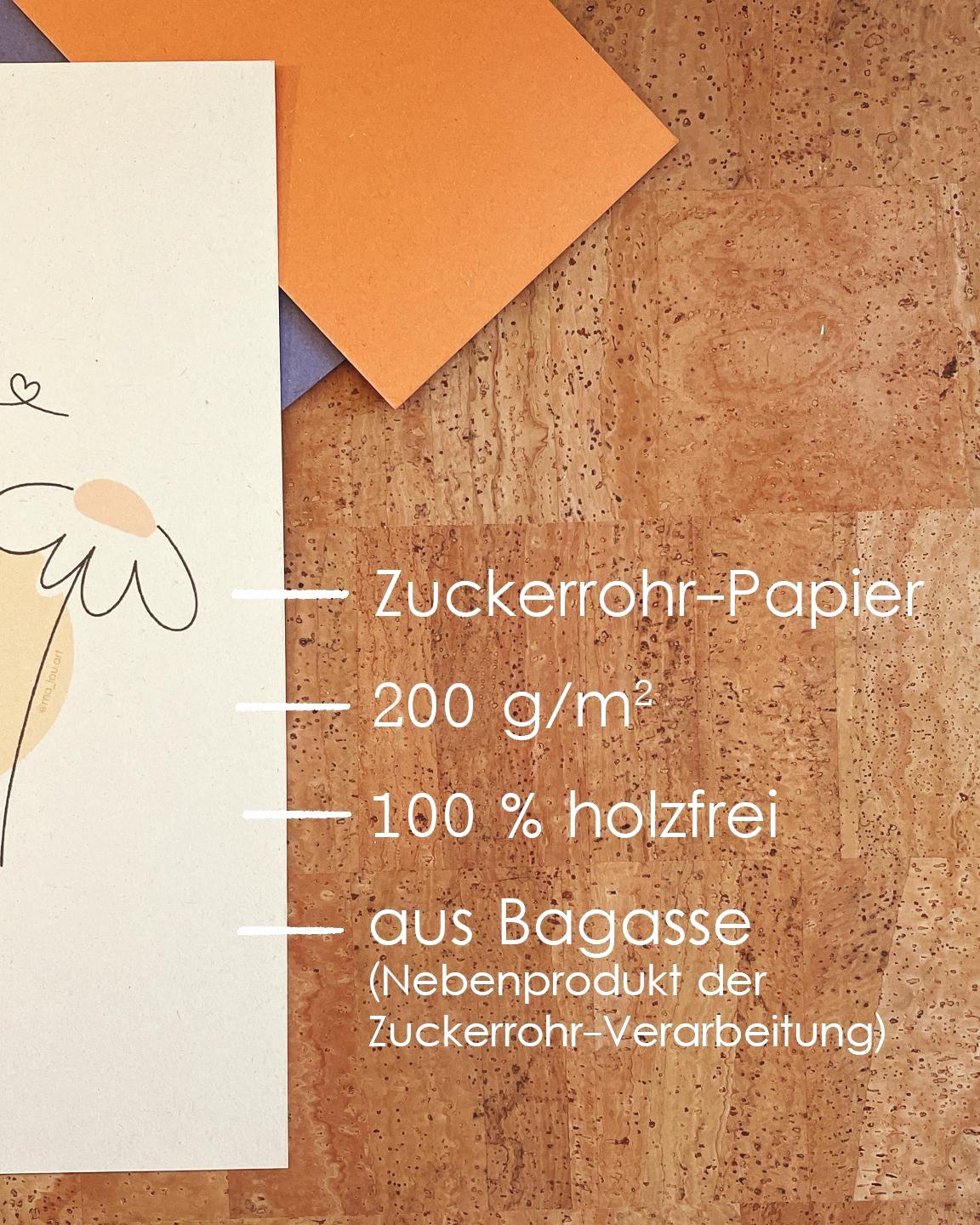 Süße Blumen Biene Kunstdruck A4/A5 - Minimalistisches Gänseblümchen Poster nachhaltig - Spring Vibes Wandbild - Niedliche Natur Art