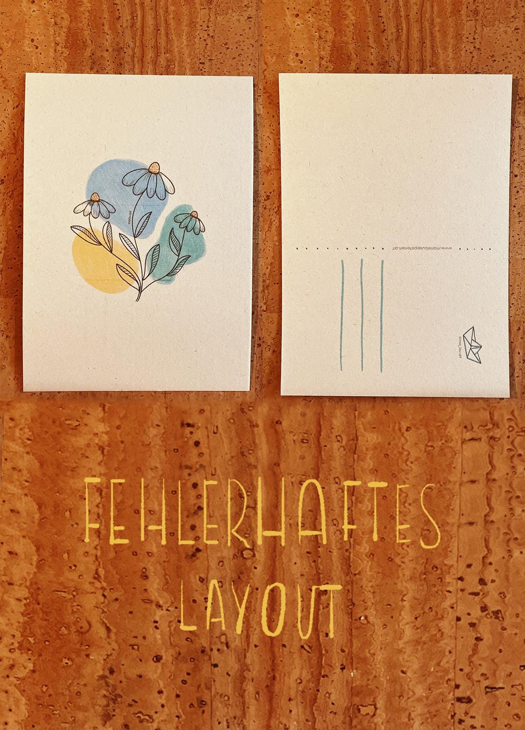 B-Ware Überraschungstüte S – 3 nachhaltige Postkarten mit Charme | Eco Paper Mix | Vintage Grußkarten Set