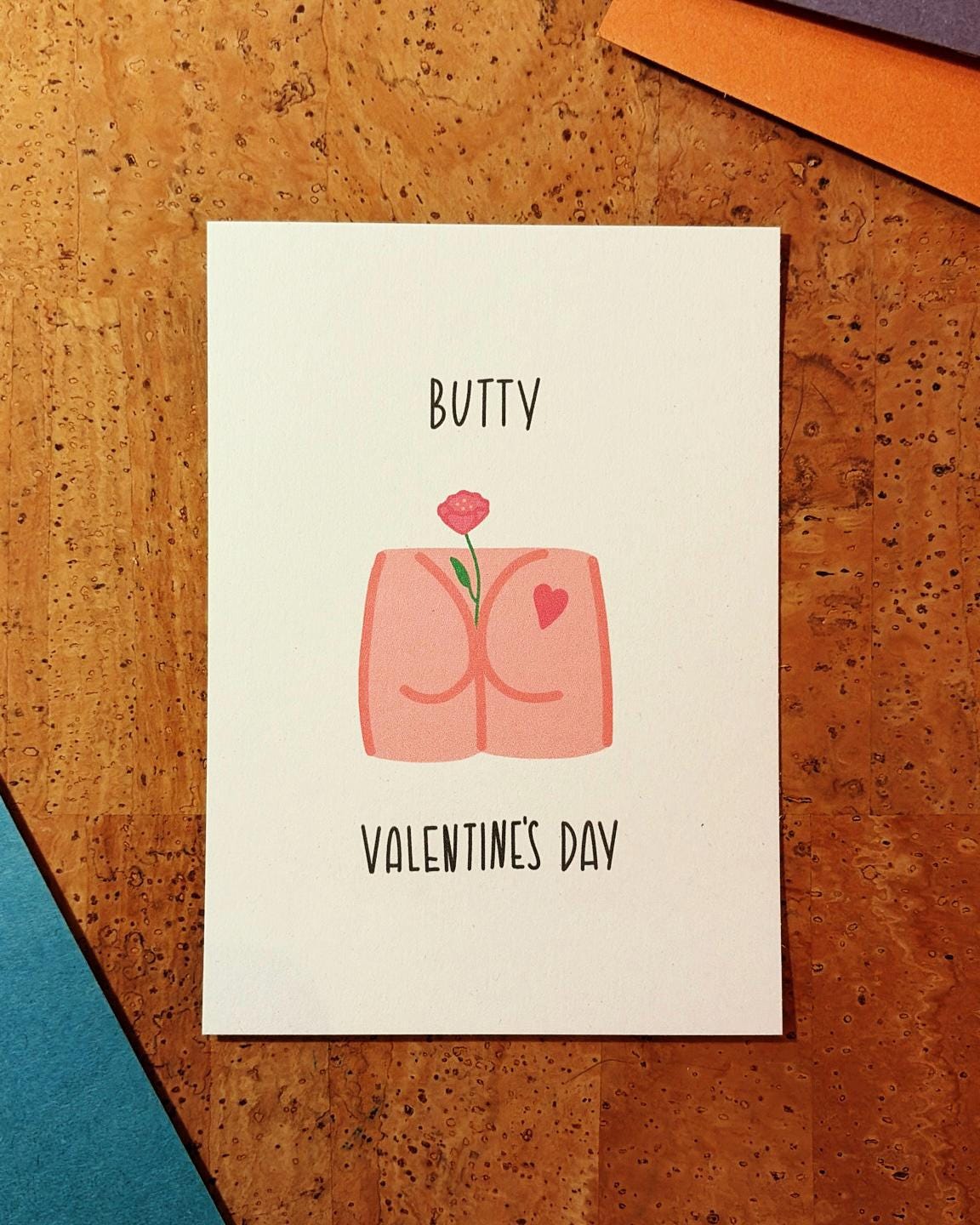 Postkarte „Butty Valentine“ – Ein humorvoller Liebesgruß auf nachhaltigem Papier